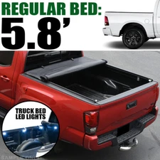 TLAPS For 2009-2018 Ram 1500 5.7 Ft Bed Low Profile Roll Up Tonneau Cover v2+LED
