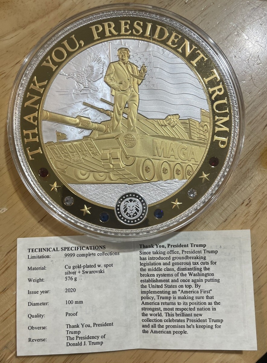とっても！ラッキーマン JUMBO TRUMP The Presidency of Donald Trump 2020 JUMBO COIN COLLECTION