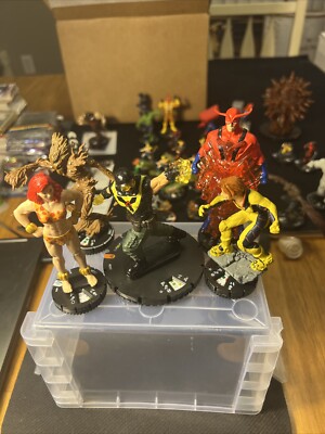 2013-15 MARVEL Heroclix 5PC FIGURE LOT - GROOT/GIANTMAN/2X GIGANTA/THE ATOM HTF