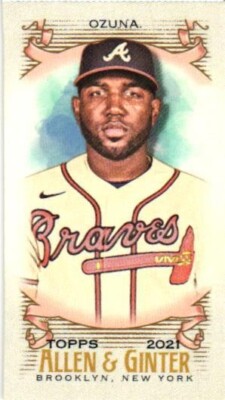 2021 TOPPS ALLEN GINTER MINI MARCELL OZUNA BASEBALL CARD #344 | eBay