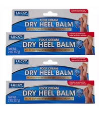 2 PACK Of Lucky Super Soft Foot Cream Dry Heel Balm Brand New Free Shipping 🇺🇸