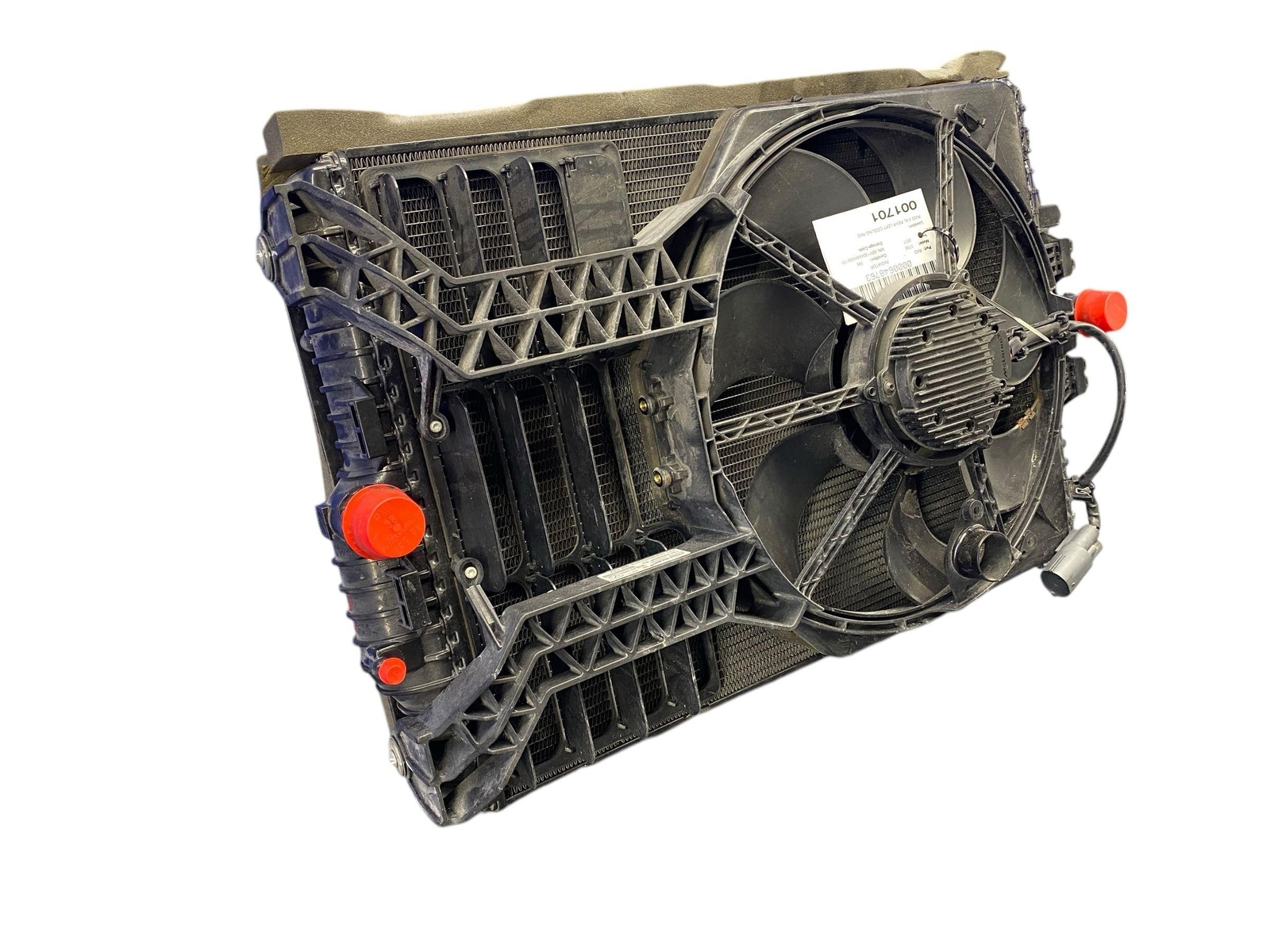 2016-2021 MCLAREN 570S RWD 3.8L REAR LEFT COOLING RADIATOR AC CONDENSER FAN SET