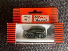 Roco Minitanks Spur H0 711 Militärfahrzeug Panzer Wiesel 1 + 2cm MK Neu in OVP