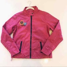 US Polo Assn full zip up windbreaker jacket. Pink. Size 1