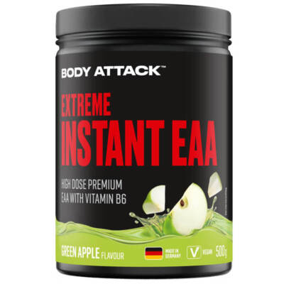 Body Attack Extreme Instant EAA Pulver 500g Dose 47,80  /kg BCAA Aminos + Bonus