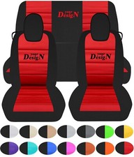 Front And Rear Car Seat Covers Fits 2010-2015 Chevy Camaro With Your Own Design
