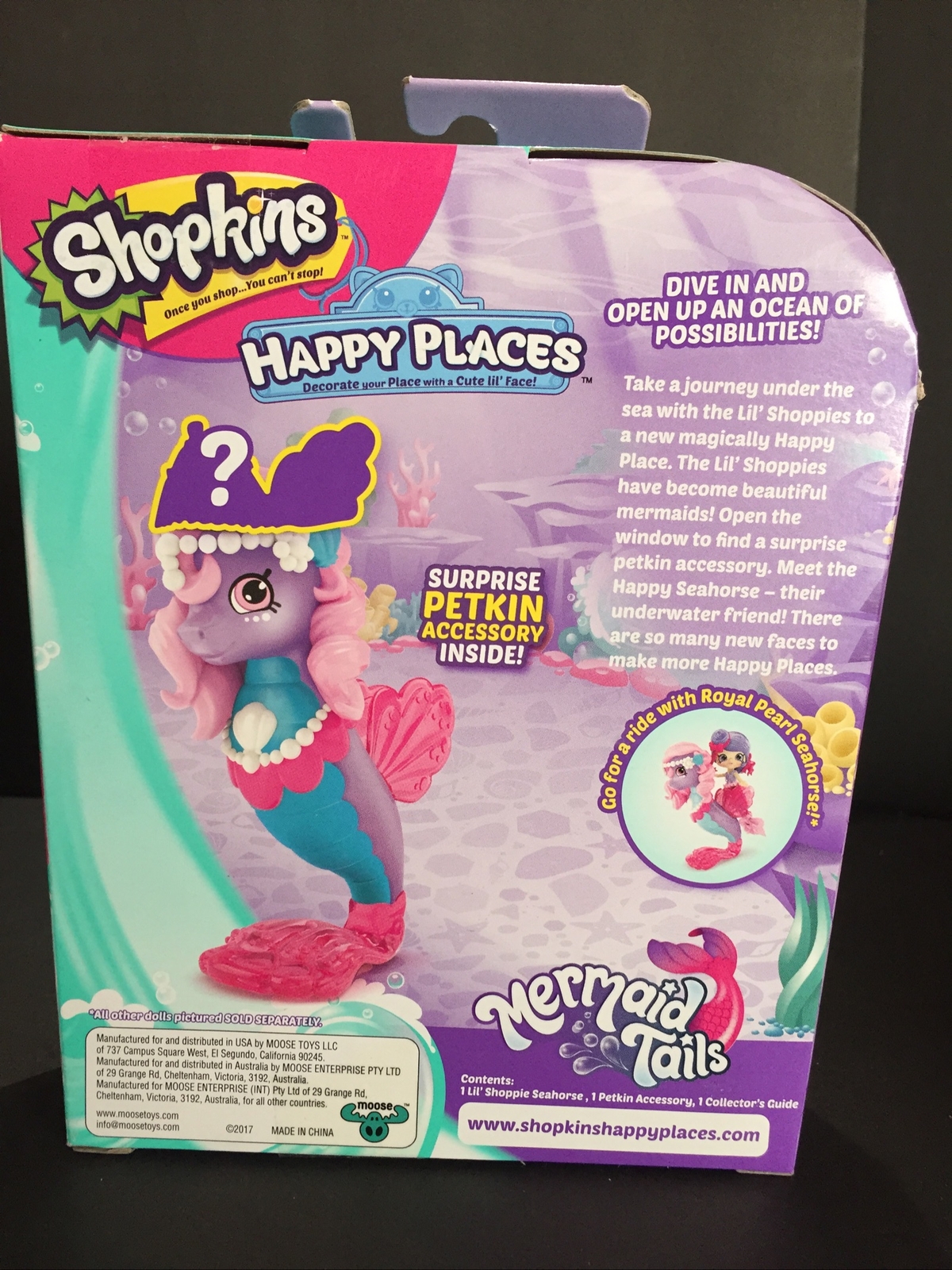 shopkins mermaid tails seahorse