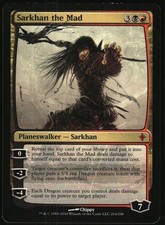 Magic the Gathering - Rise of the Eldrazi Sarkhan the Mad 2010 214 Mythic