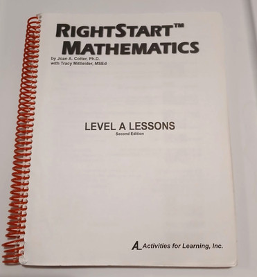 Right Start Mathematics Level A Lessons