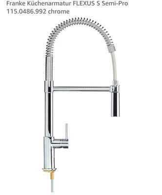 Einhebel- Spültischarmatur mit chrom Handbrause - Franke Küche - Bild 1 von 4