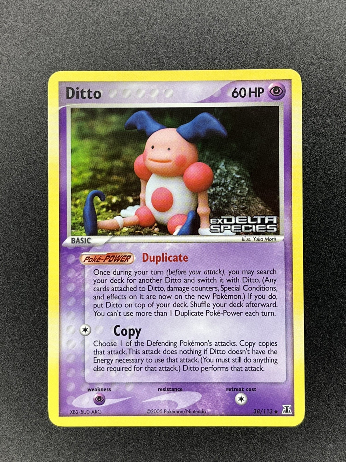 Ditto Mr. Mime 38/113 Delta Species Reverse Holo NM Excellent Condition 