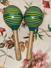 Maracas Set Of 3 Green With Free Gift ,