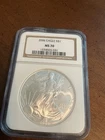 2006  American Silver Eagle S$1 NGC MS70 Brown Label