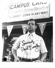 Paul Dooley Signed Breaking Away Photograph 8x10 Beckett Authenticated