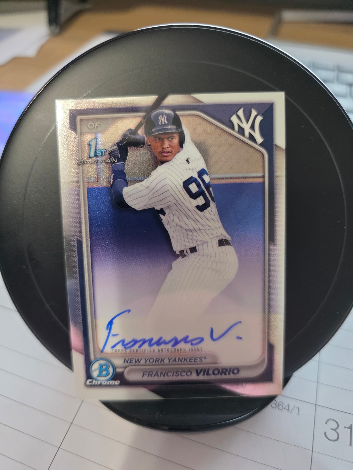 2024 Bowman Chrome - Prospect Autographs Francisco Vilorio 1st Bowman