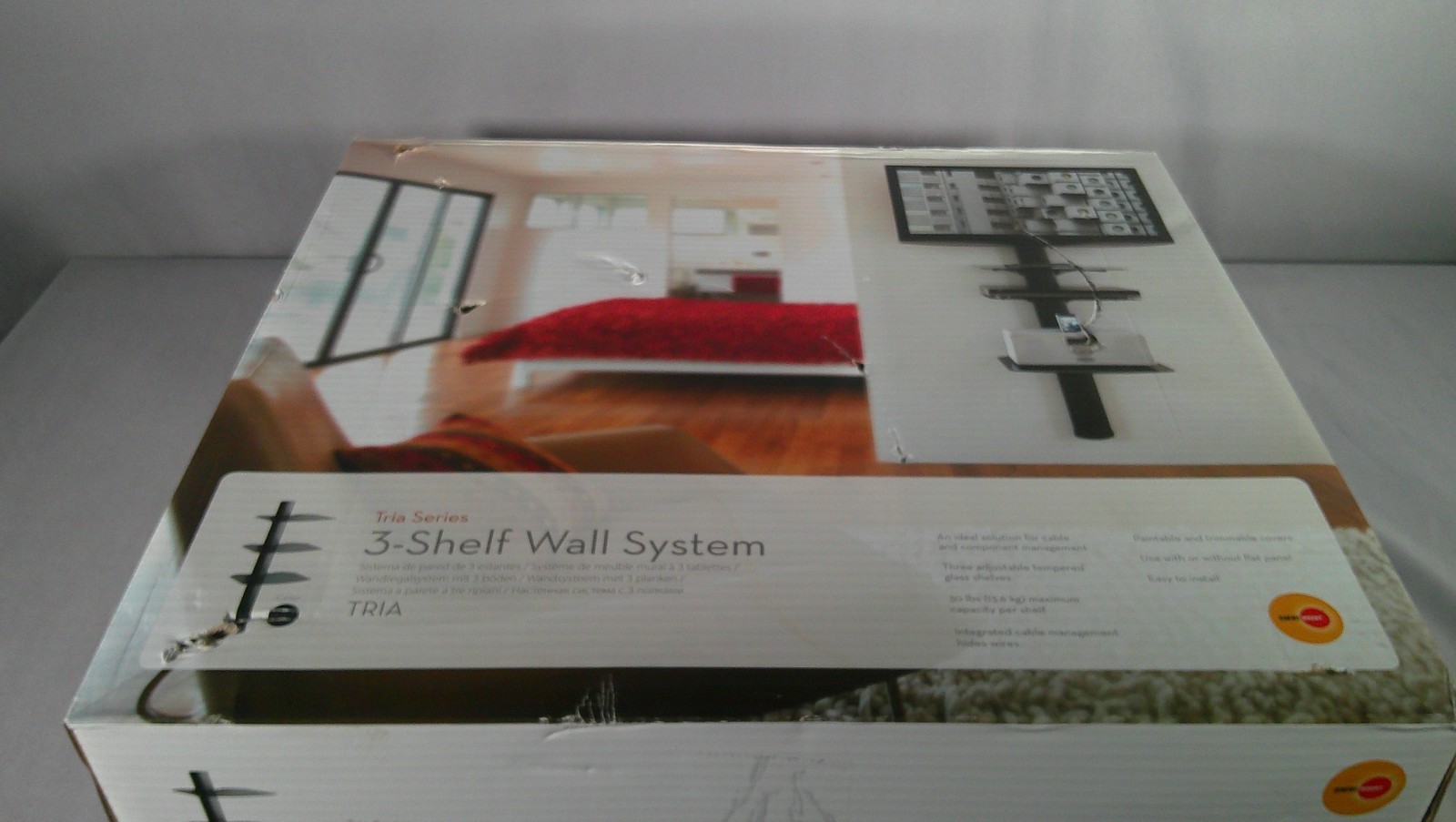 OmniMount TRIA Series 3-Shelf Wall System *** NEW OPEN BOX *