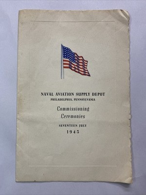 Naval Aviation Supply Depot Commissioning Ceremonies July 17 1943