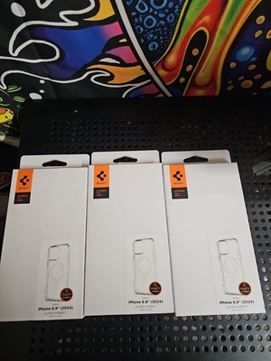 3 Pack Of Spigen Iphone Ultra Hybrid S 2024 6.9'' Graphite 16 Pro Max