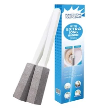 Pumice Stone for Toilet Cleaning, Pumice Cleaning Stone with Handle, Toilet C...