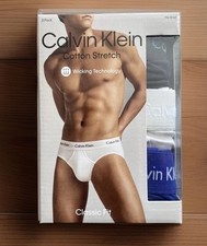Calvin Klein Hip Briefs Mens XL Multicolor Cotton Stretch 3 Pack Classic Fit