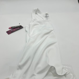 GALAXY BY HARVIC MOSTING TANK TOP BREATHABLE WICKING - SIZE: WOMEN M - WHITE