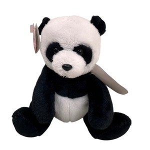 Ty Beanie Babies 2.0 Ming Panda Bear Plush Stuffed Animal Kids Toy 8 Inch Black