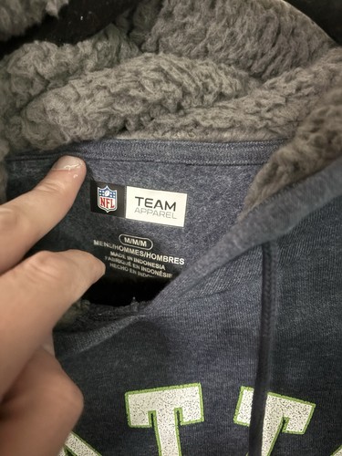 Brandneu Seattle Seahawks Sherpa Hoodie Größe Medium - Bild 3 von 6