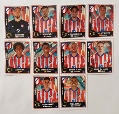 2025 FIFA Club World Cup Atletico Madrid Sticker Set Argentina