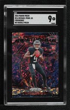 2024 Panini Prizm Fireworks No Huddle Michael Penix Jr #16 SGC 9 MINT 15ik