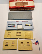 Vintage 1950s Plasticville O/S Post Office Kit. 100 Complete
