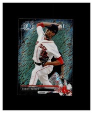 2017 Bowman Chrome Mini Prospects Black Shimmer Refractor Roniel Raudes RC /100