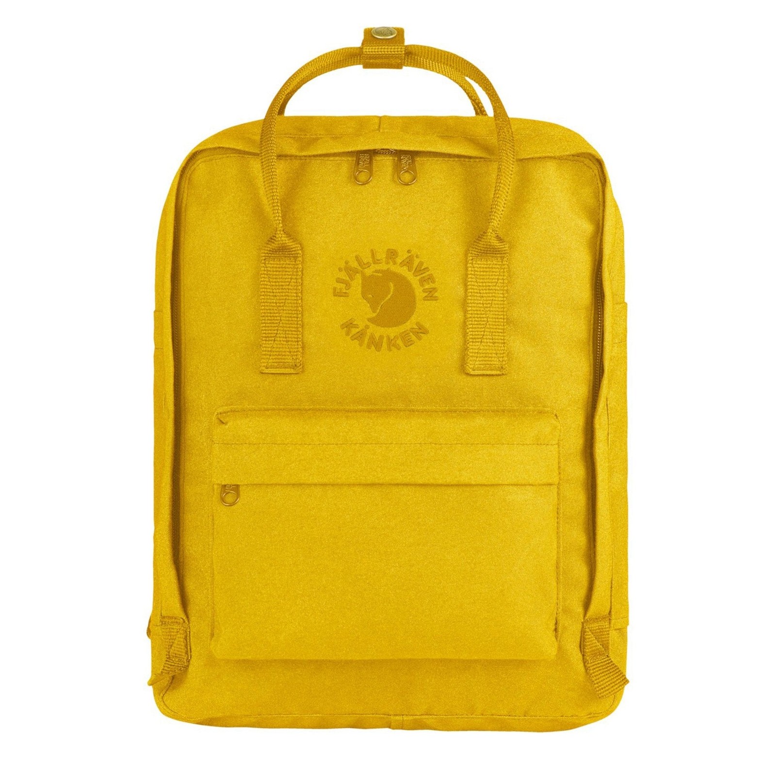 Fjallraven Re-Kanken Classic Backpack Sunflower Yellow - Image 3