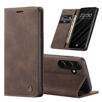 KlapphüLle FüR Samsung Galaxy A54 5G HüLle Handy Cover Case SchutzhüLle Braun