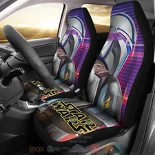 Star Wars The Mandalorian Suit Retrowave Car Seat Covers Limited Edition Star Wars The Mandalorian Suit Retrowave Car Seat Covers Limited Edition