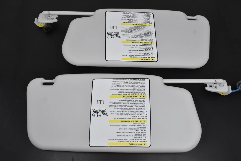 Quebra-sol DEFEITO 2014-2017 Fiat 500L motorista passageiro com iluminação fabricante de equipamento original - Imagem 4 de 4