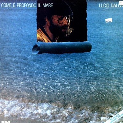 Lucio Dalla - Come È Profondo Il Mare Germany LP 1977 + Innerbag (VG+/VG) .