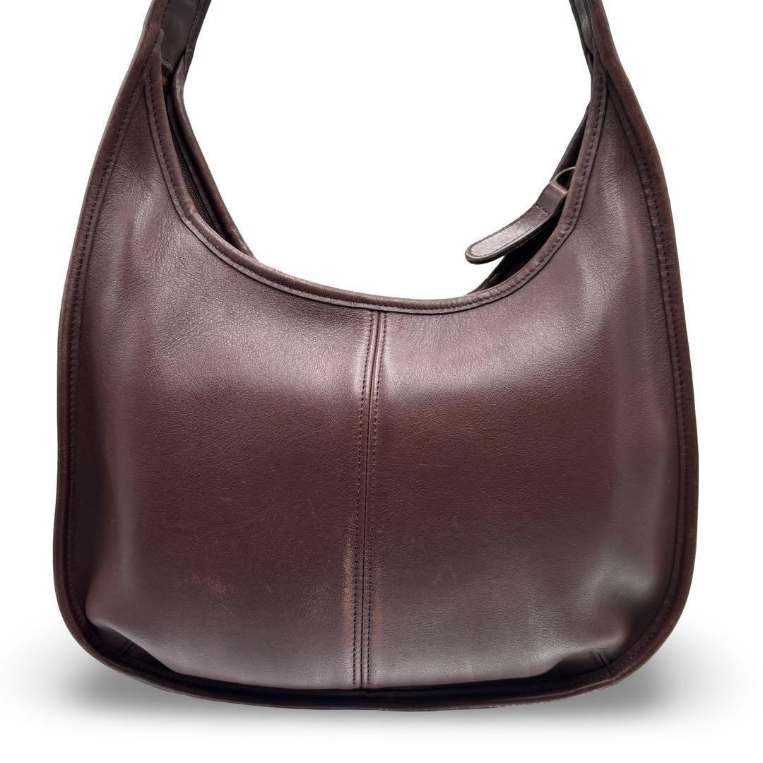 Vintage Coach Ergo Leather Shoulder Bag Hobo Purse 9033 Black for