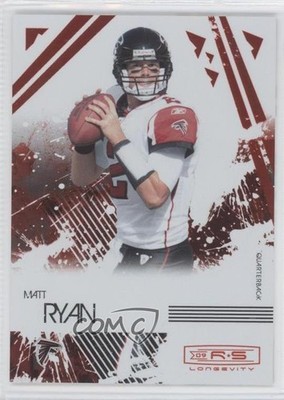 2009 Donruss Rookies & Stars Longevity Ruby 5/150 Matt Ryan #4 0a6