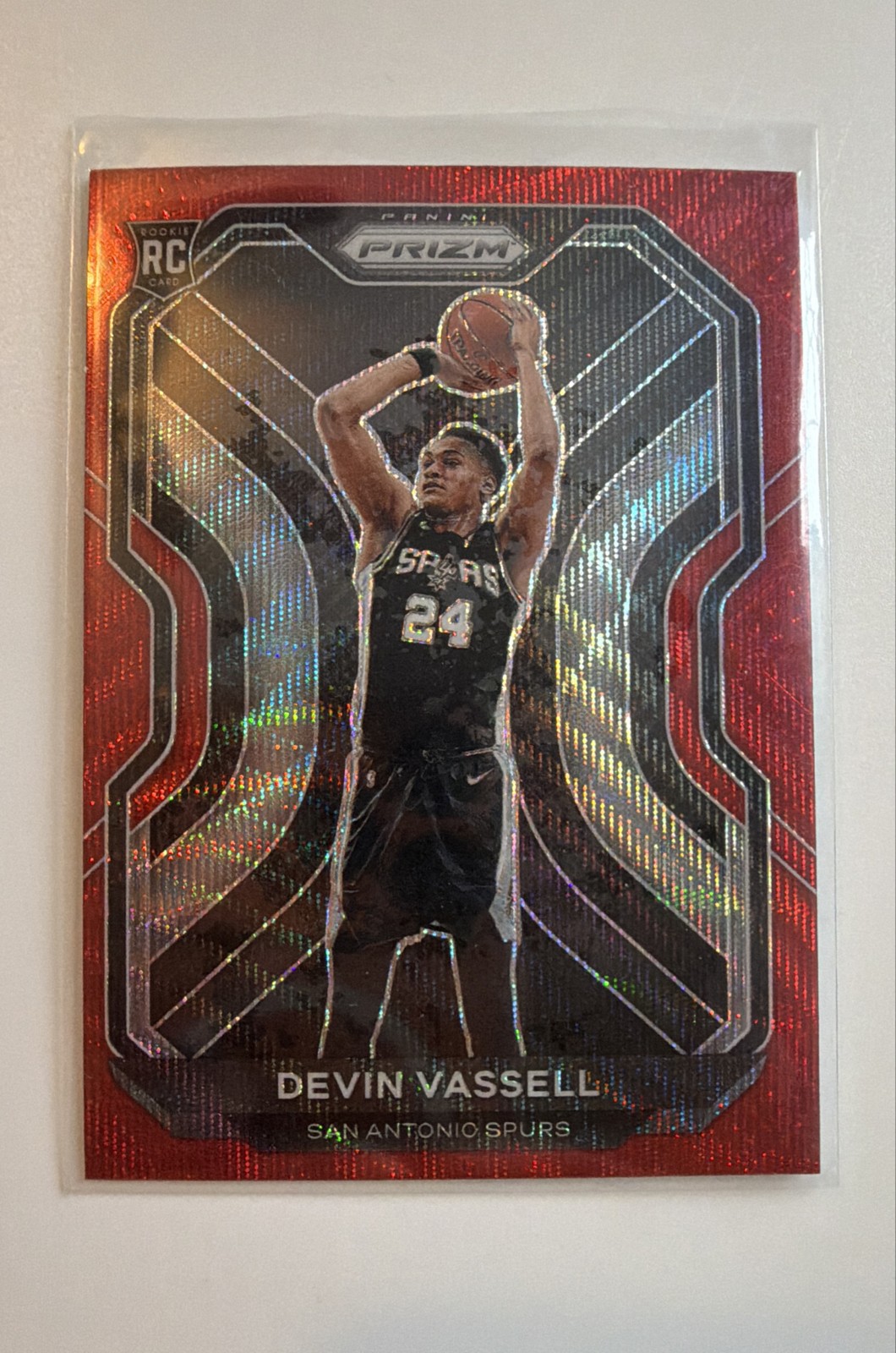 2020-21 Panini Prizm - Devin Vassell #252 Ruby Wave Prizm (RC)