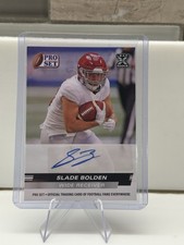 Slade Bolden 2022 Leaf Pro Set Auto Alabama Crimson Tide