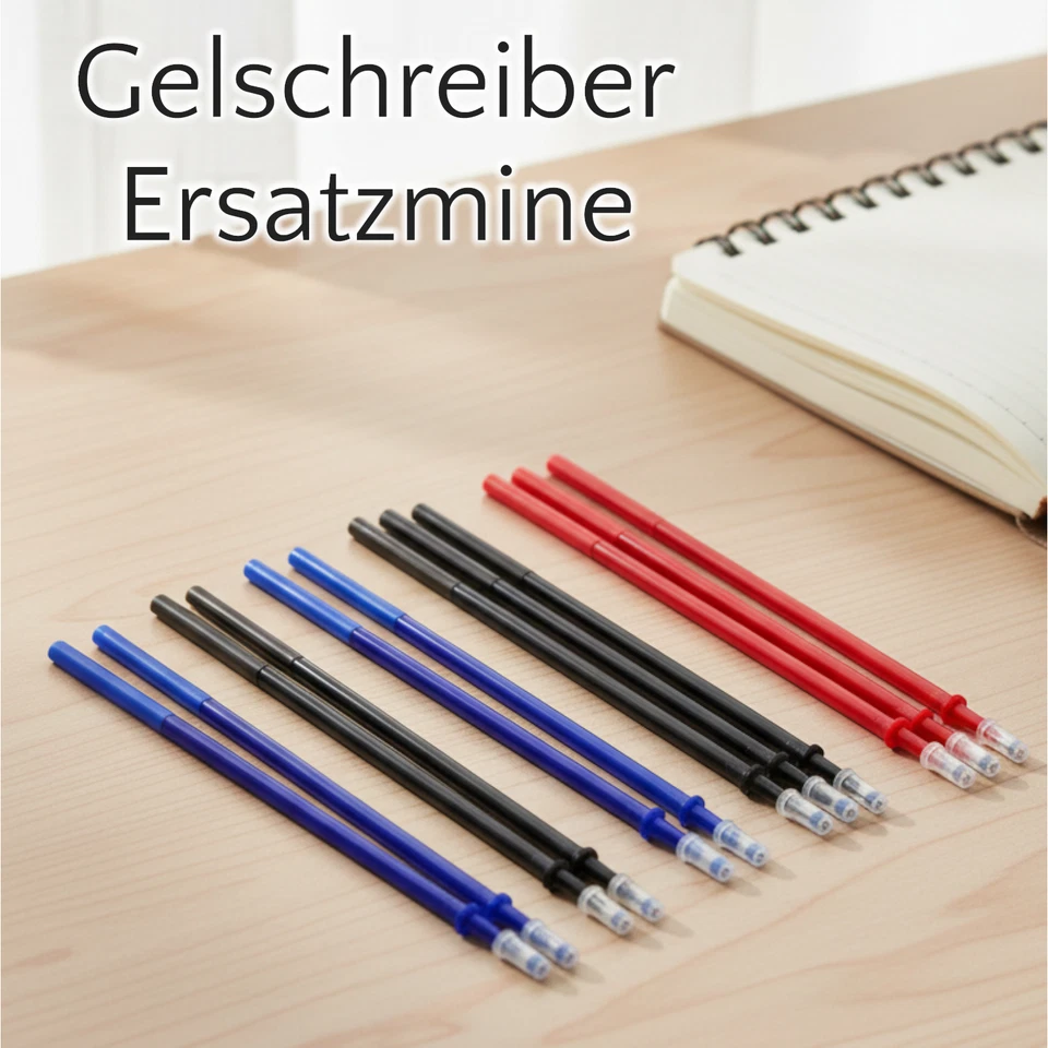 Kugelschreiber Minen Ersatzmine Gelmine 0.5mm Gelschreiber Refill Nachfüllminen