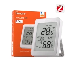SONOFF AirGuard TH 3.6'' LCD Zigbee Temperature and Humidity Sensor | SNZB-02DR2