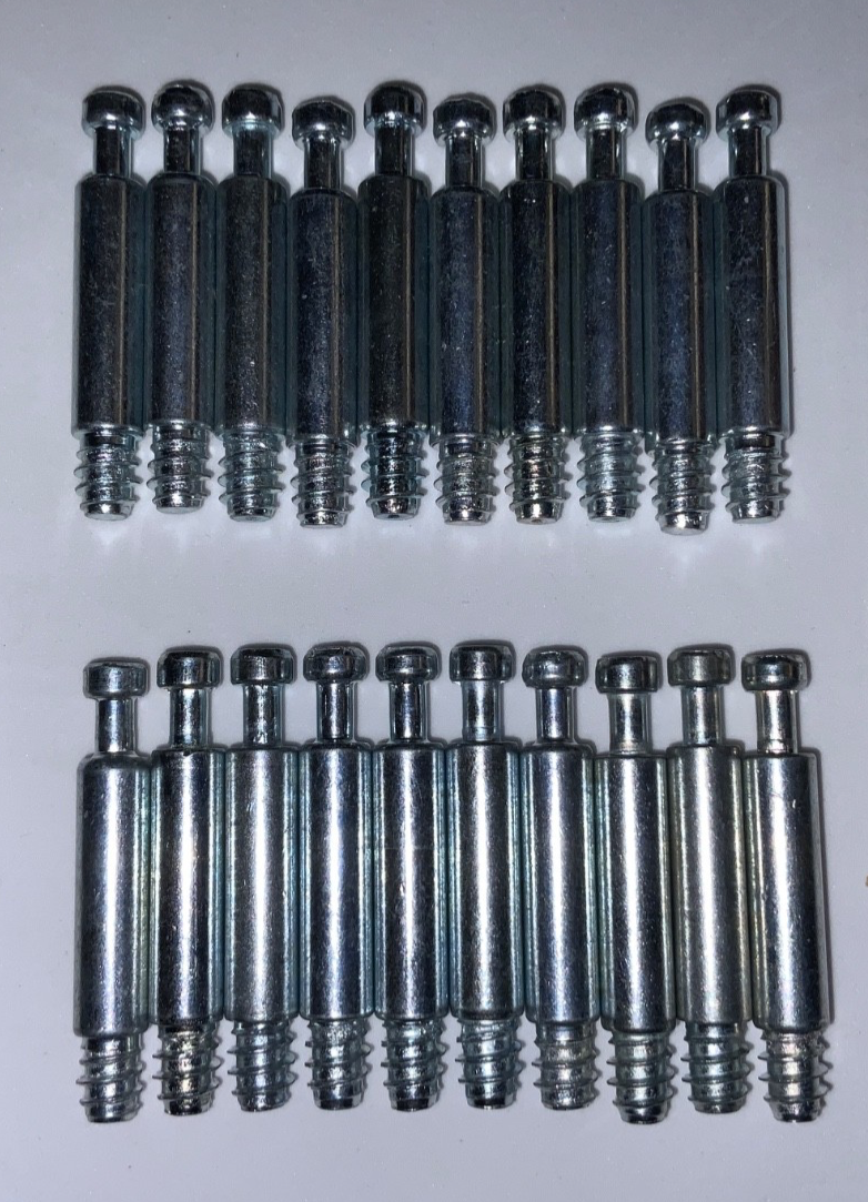 20x Ikea Cam Lock Screw Screws Assembly Dowel Wood Thread Fastener