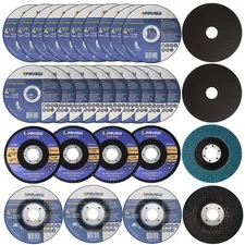 27pack 4 1/2 Inch Cut Off Wheels Grinding 20pcs Cutting Wheel4pcs Flap Discs 3p