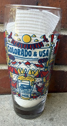 Colorado The State of Craft Beer Pint Day Glass 2026 Brewers Guild 10th Denver