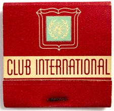 Vintage The Drake Hotel Chicago Club International Matchbook Excellent