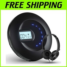 Portable Rechargeable CD Player - Anti-Skip Protection