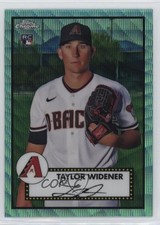 2021 Topps Chrome Platinum Anniversary Aqua Wave Refractor Taylor Widener 13c1