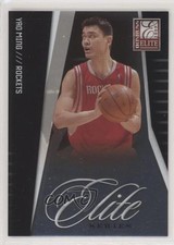 2009-10 Donruss Elite Elite Series Black 4/25 Yao Ming #10 HOF 02v3