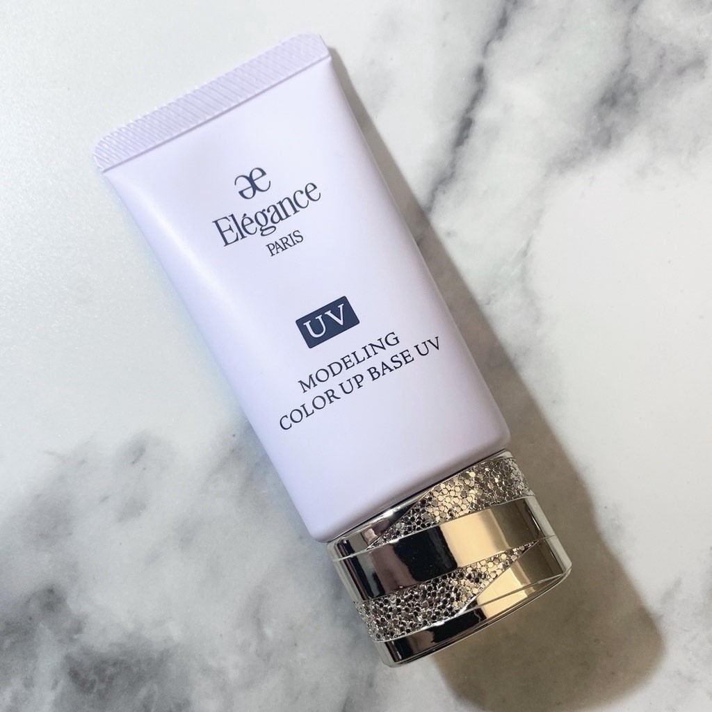ELEGANCE Modeling Color Up Base UV Correcting Primer Purple SPF40